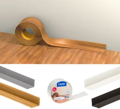 £10.95 • Buy Skirting Board Self Adhesive Skirting Edging Trim Flexible Skirting PVC Angle