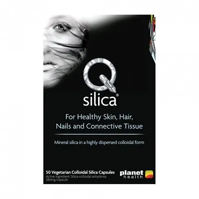 Qsilica Colloidal Silica - 50 Vegetarian Capsules • $32.59