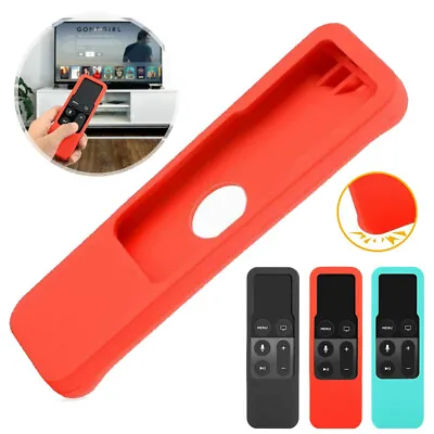 $3.05 • Buy 2x Silicone Case Cover Skin  For Apple TV (4th Gen) Remote Controller Anti Dust