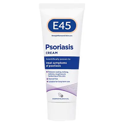 E45 Psoriasis Cream 50ml Reduce Scaling Itching Redness Choose Pack 1/2/3 • £14.99