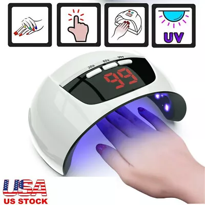 54W Ultraviolet UV Light LED Nail Gel Polish Dryer Lamp Manicure Curing Machine • $8.98