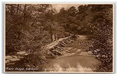 Postcard Tarr Steps Exmoor Oldest Roman Bridge In England • £2.70