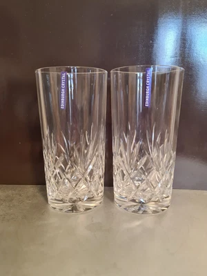 £35.99 • Buy 2 X EDINBURGH CRYSTAL - TAY - 12ozs HIGHBALLS / HI-BALL TUMBLERS. New