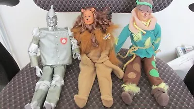 3 X From The Wizard Of Oz Ken Scarecrow / TIN MAN/ LION  Doll  By Mattel 1996 . • $48