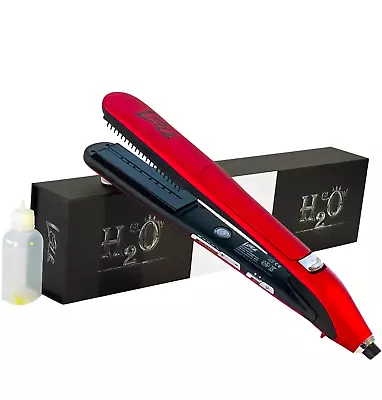 H2GLOW Steam Flat Iron – Steam Hair Straightener Curler & Styler • $89.99