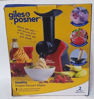 Giles & Posner  Frozen Healthy Dessert Maker  *NEW* • £39.95