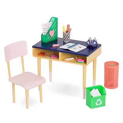 Our Generation Brilliant Bureau Home Desk Accessory Set For 18  Dolls • $12.99