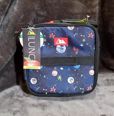 Arctic Zone Insulated Kids Fabric Lunch Bag Stars Planets Ice Pack Bottle + • $15.44