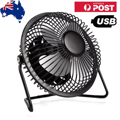 Desk Desktop Fan USB Mini Fan Computer Laptop USB Plug 4 Inch 6 Inch Quite • $18.98