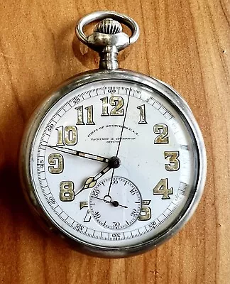 Vacheron & Constantin Military Chronograph Corps Of Engineers USA Pocketwatch • $2500