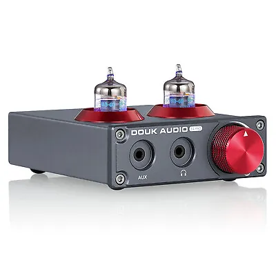Douk Audio T4PRO Mini GE5654 Valve Tube RIAA Phono Preamp Headphone Amplifier  • £52.99