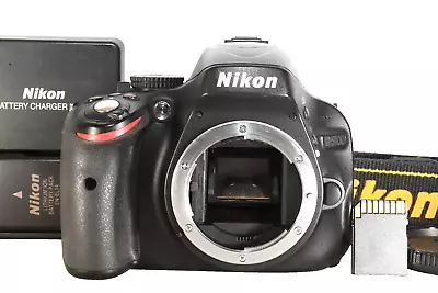 Nikon D5100 Digital SLR Camera (Body Only) W/battery Charger Strap Card • $299