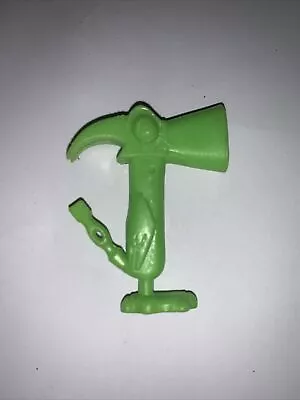 VINTAGE TOOLY BIRD HARRY HAMMER Lime Green | Kelloggs R&L Cereal Toy • $5