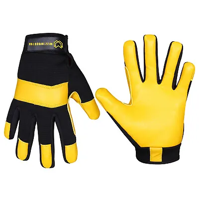 £6.99 • Buy Work Safety Gloves Heavy Duty Hand Protection Mechanic HGV Lorry Drivers Builder
