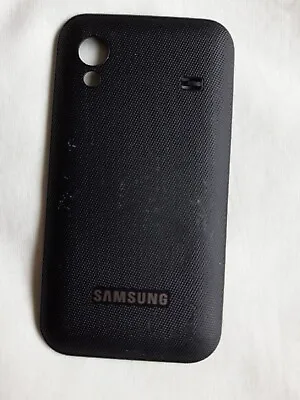 Samsung Galaxy Ace  Original Battery Cover  BLACK Grade B/B+ • £2.25