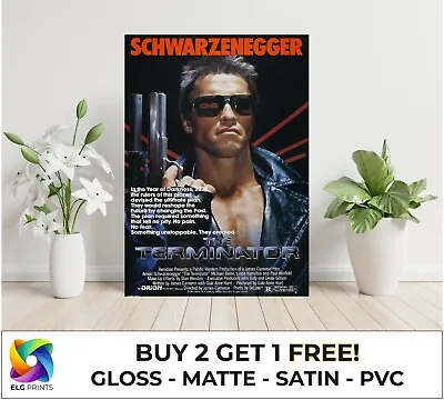 £12 • Buy The Terminator Classic Movie Large Poster Art Print Gift Multiple Sizes
