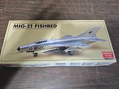 Academy Minicraft 1/72 MIG-21 Fishbed Aircraft Plastic Model Kit  • $10