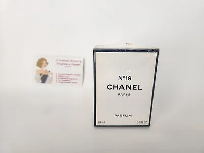 Vintage Chanel No. 19 Pure Parfum Extrait ~ SEALED BOX ~ 28 Ml ~ 1995 Formula • $225