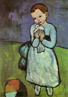 £2.94 • Buy Picasso Child Holding A Dove REPRO Art Print A4 A3 A2 A1