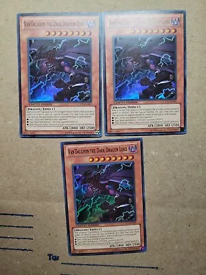 X3 Van'Dalgyon The Dark Dragon Lord - CT07-EN007 - Super Rare Limited Yugioh Set • $1.94