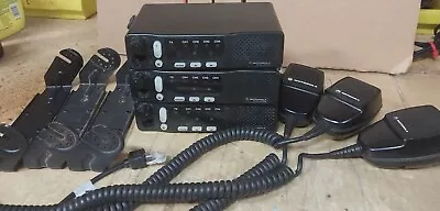 Set Of 3 Motorola Radius M1225 M44DGC90E2AA Two Way Radio • $200