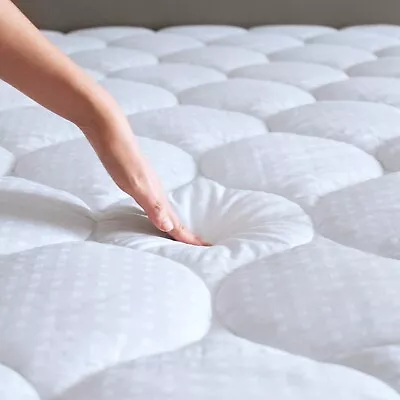 Mattress Pad Full Mattress Topper - Quilted Fitted Cooling Full Mattress Pads... • £73.80