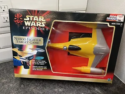 Star Wars Episode 1 Naboo Fighter Target Game Hasbro 1999 New • $27