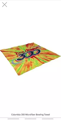 Columbia 300 Tie Dye Microfiber Bowling Towel • $10.99