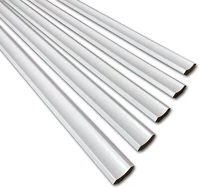 White Scotia Beading Molding - 10 Pieces - 1.2metre Lengths - Floor Edging Strip • £17.50