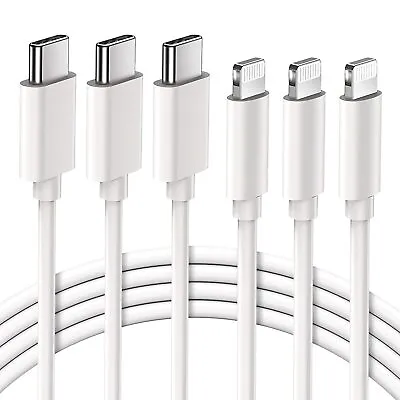 Quntis USB C To Lightning Cable [MFi Certified] 3Pack 1M IPhone Charger Cable • $16.99