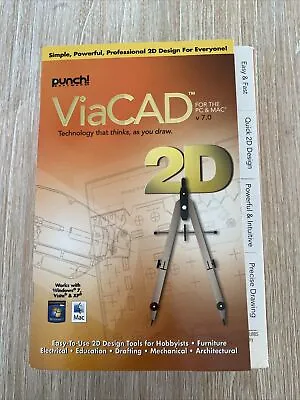 Encore PUNCH! VIACAD 2D 7 - For Windows Mac *NEWSEALED* • $50