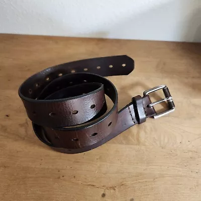 Levi's Brown Genuine Leather Work Belt Mens Size 40 Up To 100 Adjustable  • $17.99