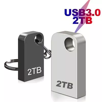 £5.99 • Buy High Speed USB 3.0 Memory Stick Flash Pen Drive 1TB 2TB PC/Mac/TV With Chain