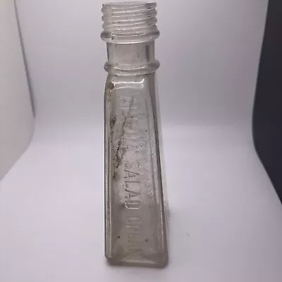 Alpha Salad Cream Bottle 1900 Antique Screw Top  (Dug In Woodstock Vermont) • $14.99