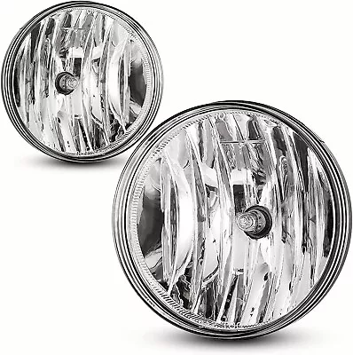 For 07-13 GMC Sierra 1500 2500HD 3500HD Fog Lights Clear Front Bumper Left&Right • $32.99