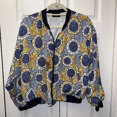 Notations Petite Med Vintage 80’s Versace Print Jacket • $25