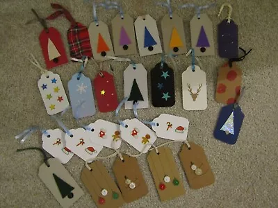 Job Lot 100 Assorted Hand Made Christmas Birthday Occasion Gift Tags • £5