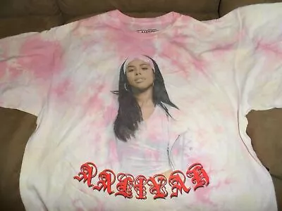 AALIYAH - Pink Tie Dye T-shirt ~Never Worn~ Large • $32.08