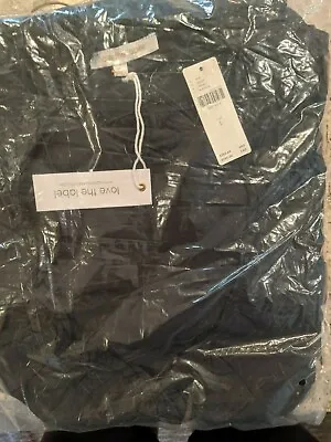£178.06 • Buy Love The Label Anthropologie Puff-Sleeved Wrap Mini Dress BLACK L