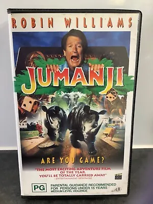 Jumanji  Vhs/pal Clamshell  Robin Williams   • $19.95