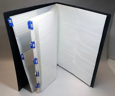 Business Card Alphabetical Archival Sleeve Folio Holder Vinyl Covers • $17.50