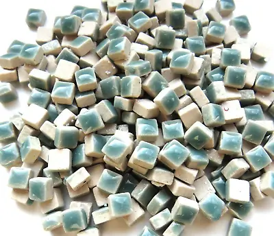 5 Mm Phthalo Green Ceramic Mosaic Tiles - Tiny 5 Mm Size - 1 Oz Bag - 200 +/- • $4.25