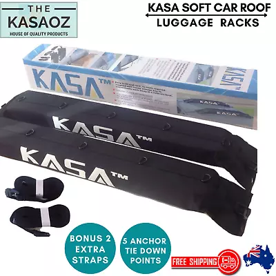 KASA Style Soft Roof Racks Universal Car Roof Luggage Rack Kayak Surfboard • $83.49