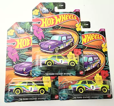 Hot Wheels '70 Ford Escort RS1600 Green #2 2/5 - 2024 Spring Series -3pcs • $16.99