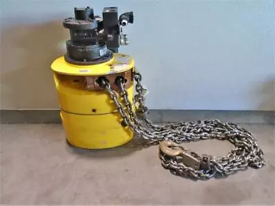 Yale 1/2 Ton Air Chain Hoist KALC5016 Brass Budgit Push Trolleys 905462 & Hose • $6999