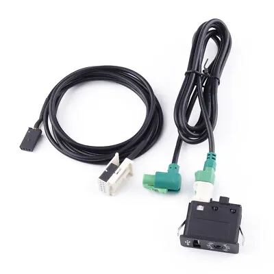 USB AUX Switch Socket Harness Cable Adapter Fit For Mini Cooper R50 R52 R53 Yd • $22.50