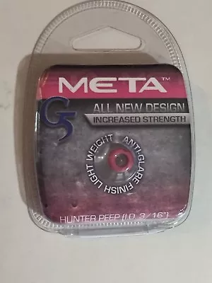 Pink G5 Meta Peep Sight 3/16  #337 • $4