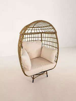 Egg Chair Pod Chair Outdoor Wicker Patio Garden Backyard • $299
