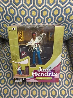 2003 McFarlane Toys Jimi Hendrix Figure Woodstock Aug. 18 1969 8:04am New • $94