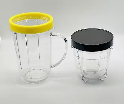 Magic Bullet Blender Cup Handles Mug Comfort Lip Ring  Short Replacement Cup Lid • $4.95